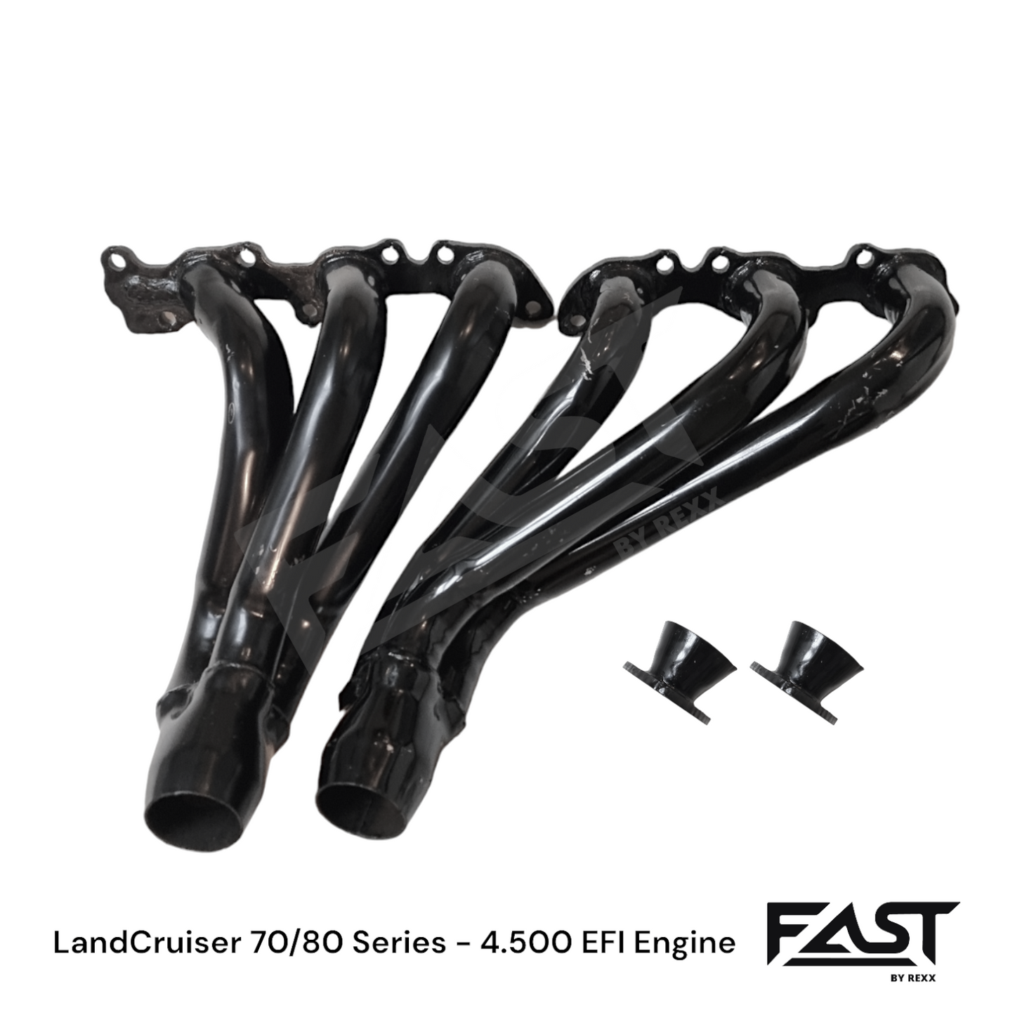 Headers FAST Performance individuales 3-1 Toyota LandCruiser 70/80 Series Autana/Machito 1FZ Engine 4.5L Hierro/Acero al carbono - Incluye puntas de acople.